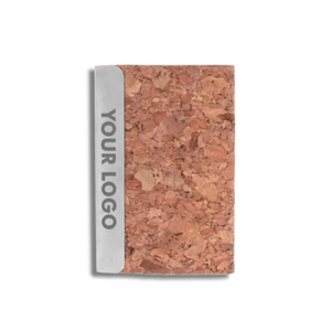 Combo Gift Set Classic Cork-Finished Cardholder Mini Cork-Finished Strap Metal 600 Keychain offistoreindia