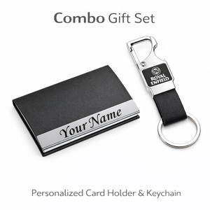 Combo Gift Set Visiting Card Holder Personalized Opener Keychain offistoreindia