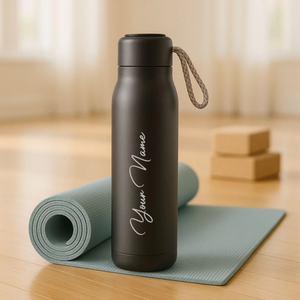 Combo Gift Set Water Bottle Keychain Metal Pen Custom Name A5 Leather Diary offistoreindia