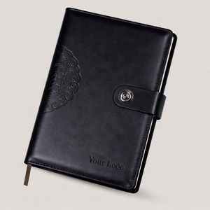 Corporate Gift Set Premium Black Notebook Diary Personalized Black Metal Ballpoint Pen offistoreindia