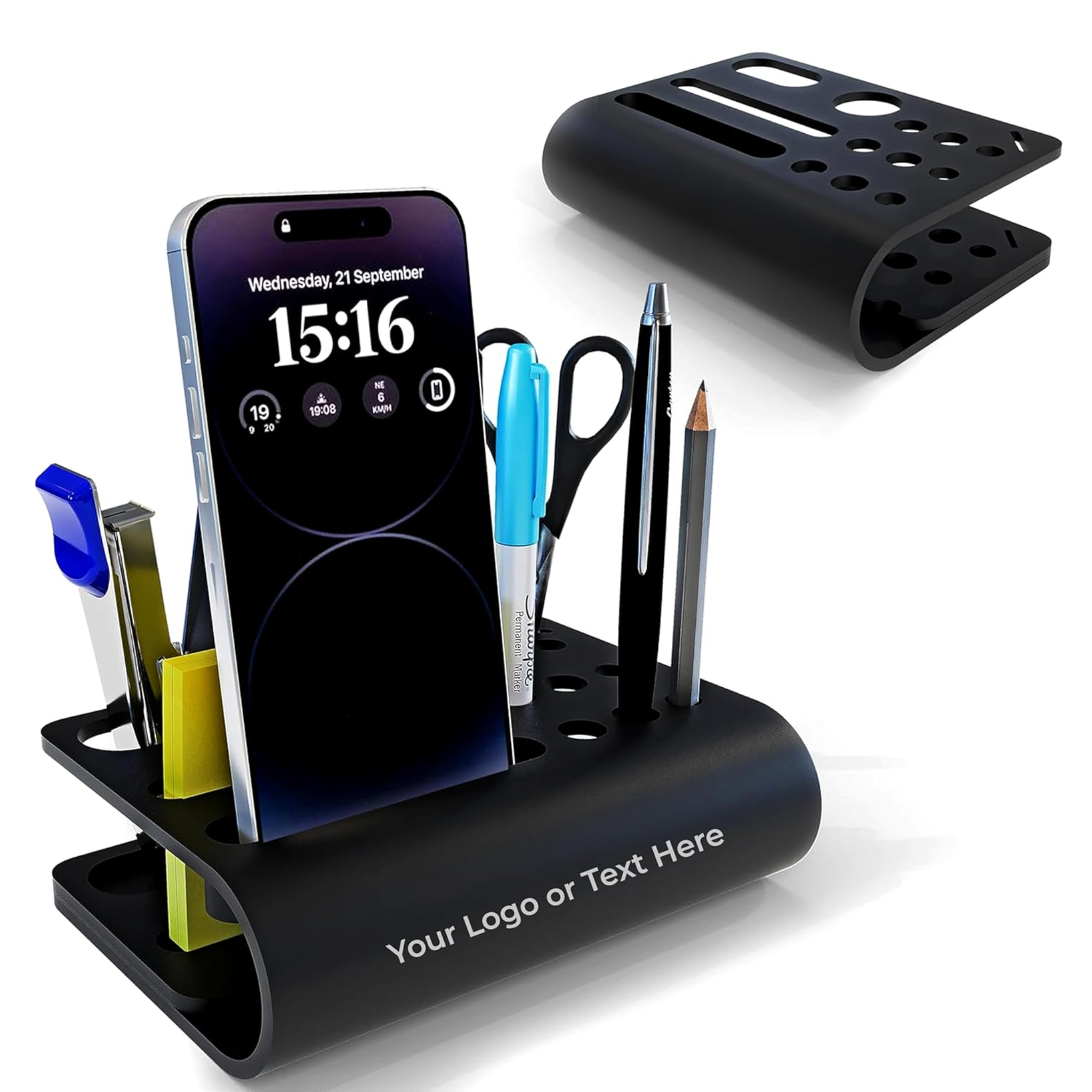 Customized Metal Desk Organizer with Name Company Logo Engraved