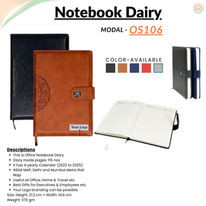 Notebook Diary – Black Premium Journal for Office Personal Use offistoreindia
