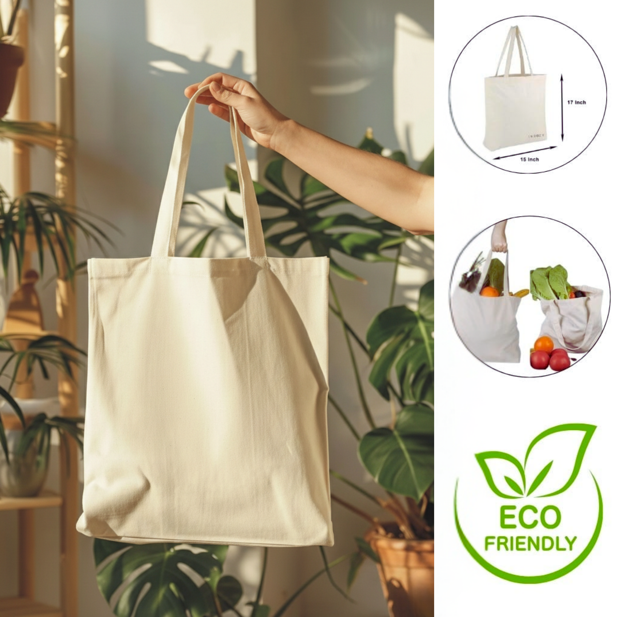 OS Canvas Tote Bag – Sustainable Branding with Everyday Utility