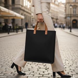 OS Climate Felt Bag Sustainable Strength - Black offistoreindia