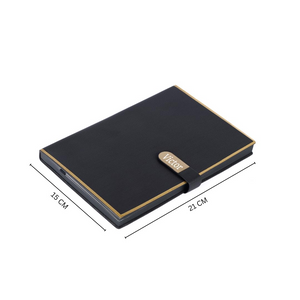 Personalised PU Leather New Year Business Planner with Pen Slot – A5 Executive Diary offistoreindia