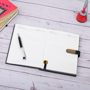 Personalised PU Leather New Year Business Planner with Pen Slot – A5 Executive Diary offistoreindia