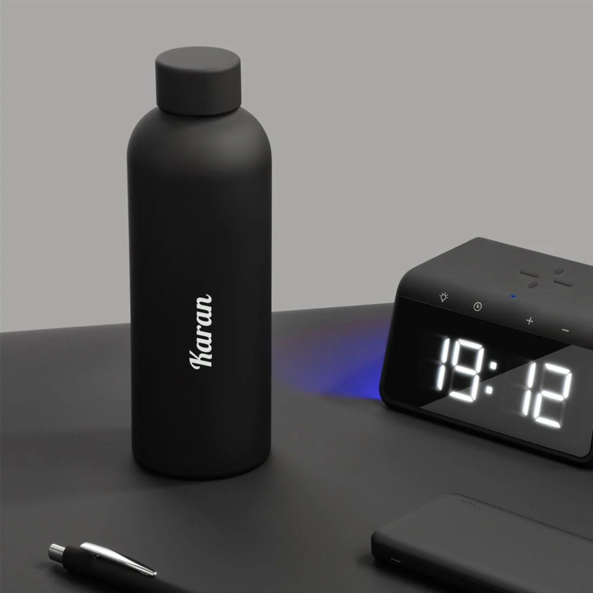 Personalized Rubber Bottle – Stylish Custom Stainless Steel Water Bottle