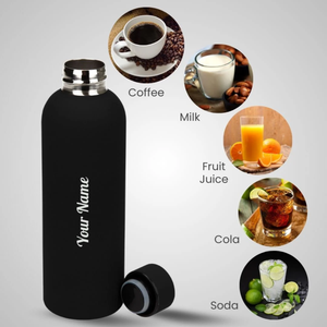 Personalized Rubber Bottle – Stylish Custom Stainless Steel Water Bottle offistoreindia