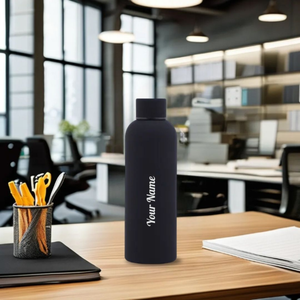Personalized Rubber Bottle – Stylish Custom Stainless Steel Water Bottle offistoreindia