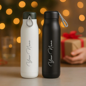 Personalized Water Bottle 500ml – Double Wall Vacuum Insulated Stainless Steel Flask offistoreindia