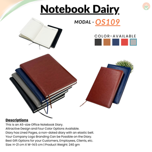 Personalized Premium Leatherette Diary with Name – Elegant Corporate Gift Daily Planner offistoreindia
