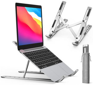 Tabletop Laptop Stand – Adjustable Aluminum Ergonomic Foldable Portable Desktop Holde offistoreindia
