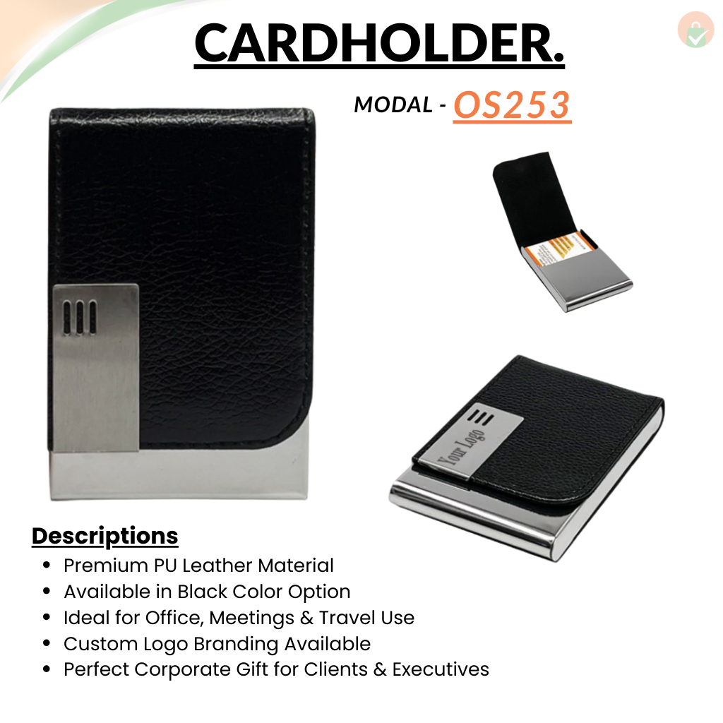Personalized Card Holder – PU Leather Steel Business  Debit Credit Card Holder