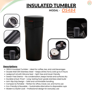 380 ml Insulated Coffee Cup Tumbler