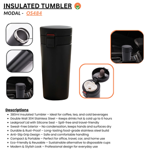 380 ml Insulated Coffee Cup Tumbler