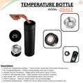 500ml Double Wall Black Stainless Steel Vacuum Flask offistoreindia