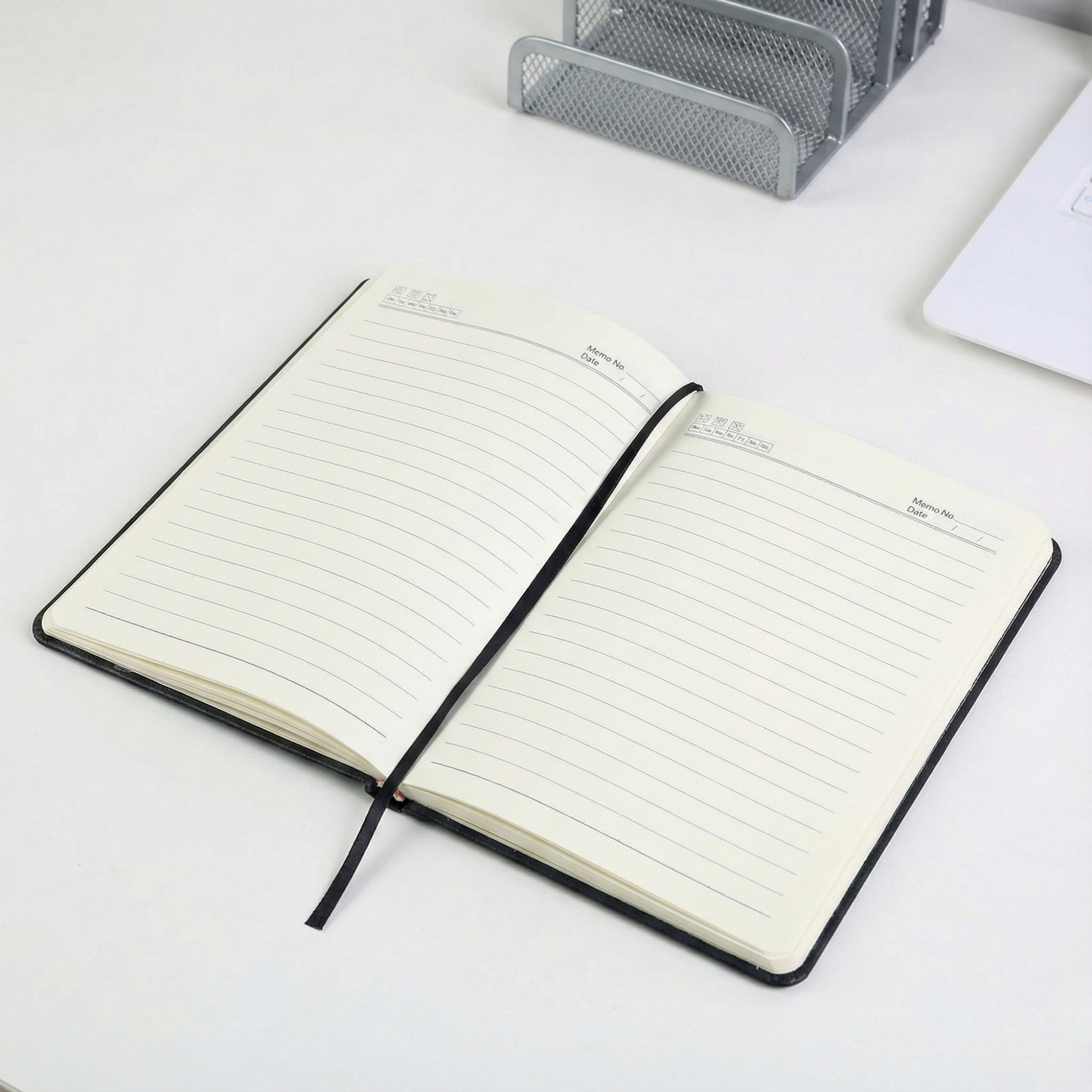 A5 Classic Black Corporate Diary with Italian PU Cover offistoreindia