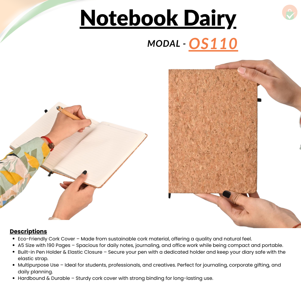 A5 PU Leather Diary – Motivational Journal Premium Notebook for Daily Notes offistoreindia