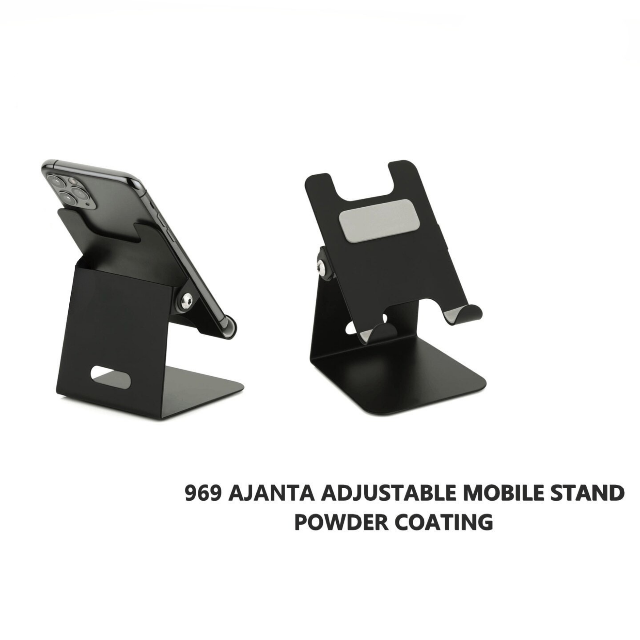 Adjustable Mobile Stand – Powder Coated Mild Steel offistoreindia