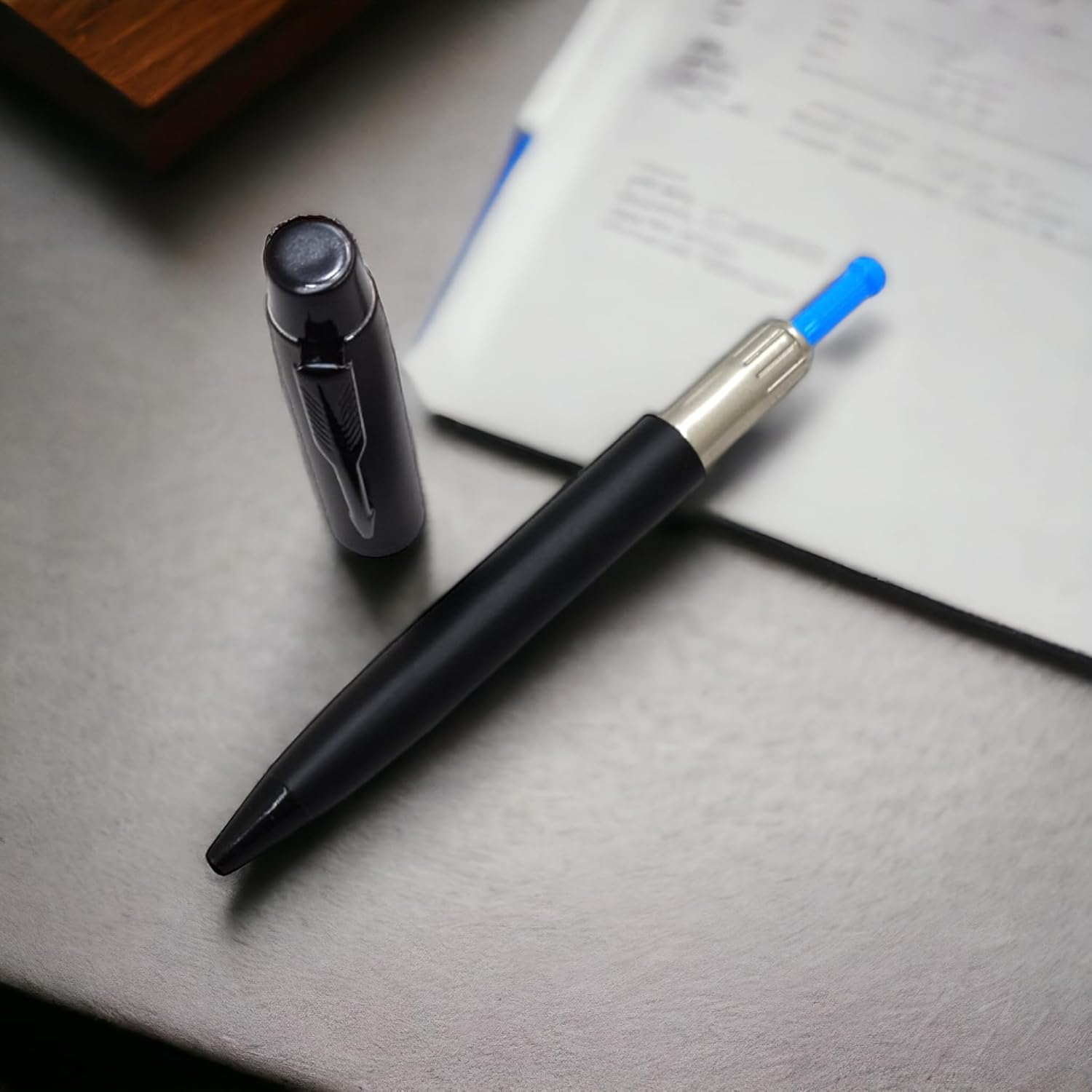 Ball Pen with Black Metal Body – Matte Finish offistoreindia