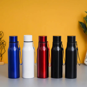 Black 750 ml Sturdy Sports Bottle – Premium Aluminium Water Bottle for Corporate Gifting offistoreindia