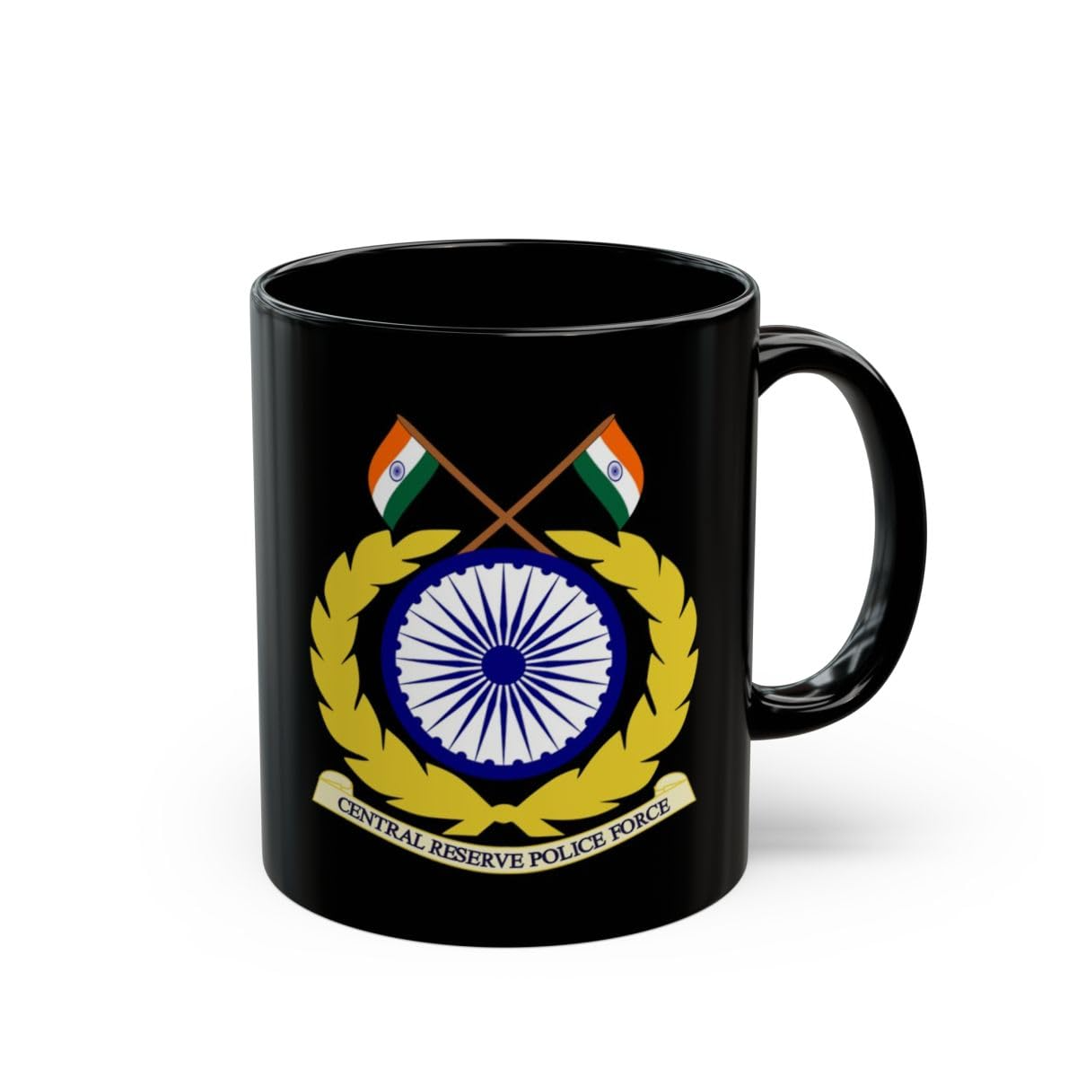 Black Patch Coffee Mug – Customized Photo Text Printing offistoreindia