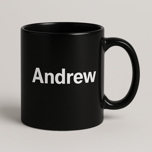 Black Patch Coffee Mug – Customized Photo Text Printing offistoreindia