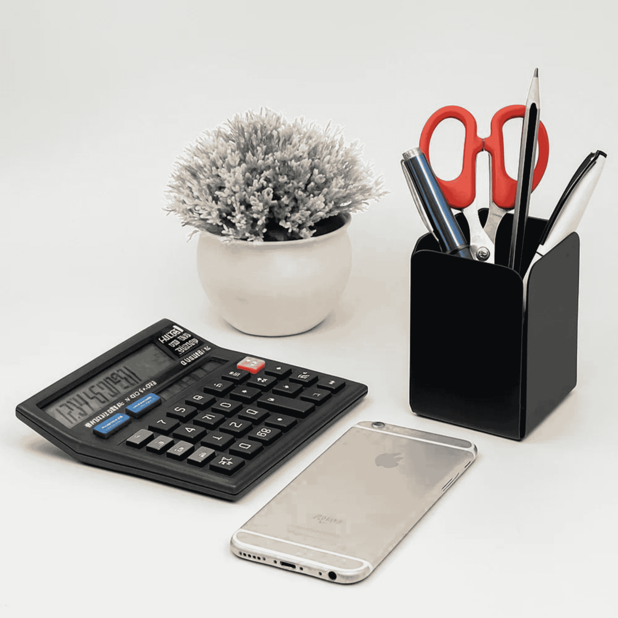 Black Pen Holder Metal – Stylish Desk Organizer offistoreindia