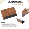 Classic Cork-Finished Cardholder offistoreindia