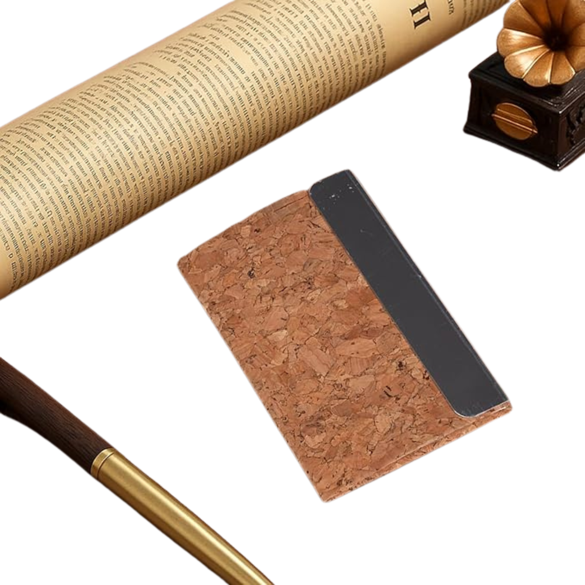 Classic Cork-Finished Cardholder offistoreindia