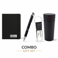 Combo Gift Set Coffee Cup Tumbler Leather Strap Keychain Metal Pen A5 Italian PU Diary offistoreindia