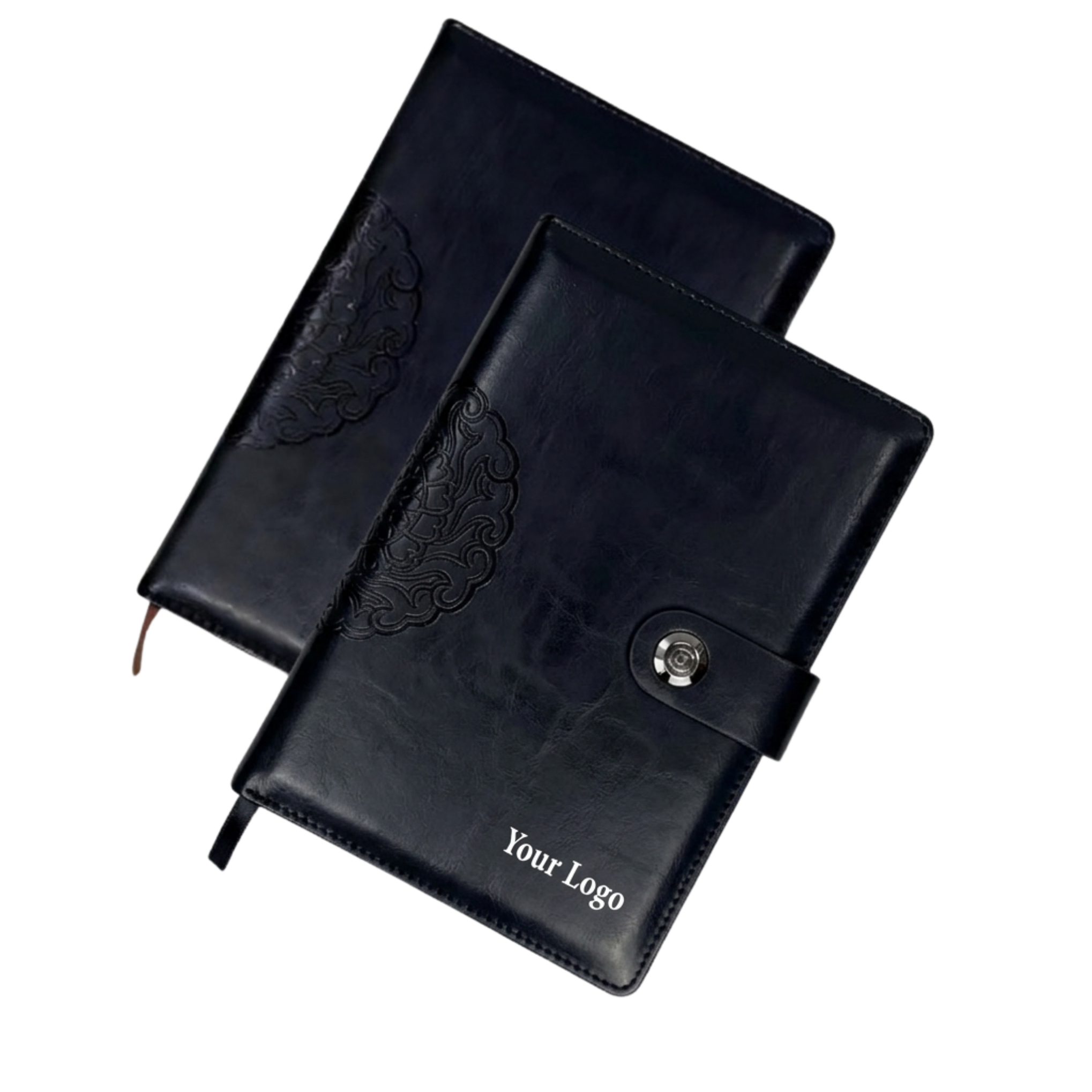 Corporate Gift Set Premium Black Notebook Diary Personalized Black Metal Ballpoint Pen offistoreindia