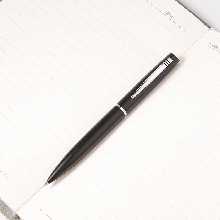 Custom Metal Ballpoint Pen – Black offistoreindia