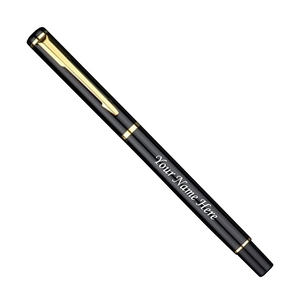 Customized Premium Ballpoint Pen – Black Gold