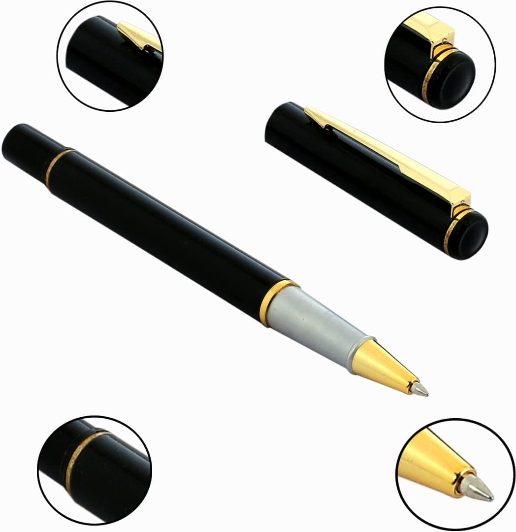 Customized Premium Ballpoint Pen – Black Gold offistoreindia