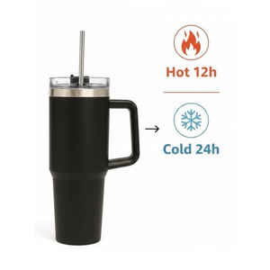 Double Wall Insulated Stainless Steel Tumbler with Handle – 1200ml offistoreindia