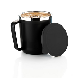Insulated Stainless Steel Coffee Mug with Lid – 300ml
