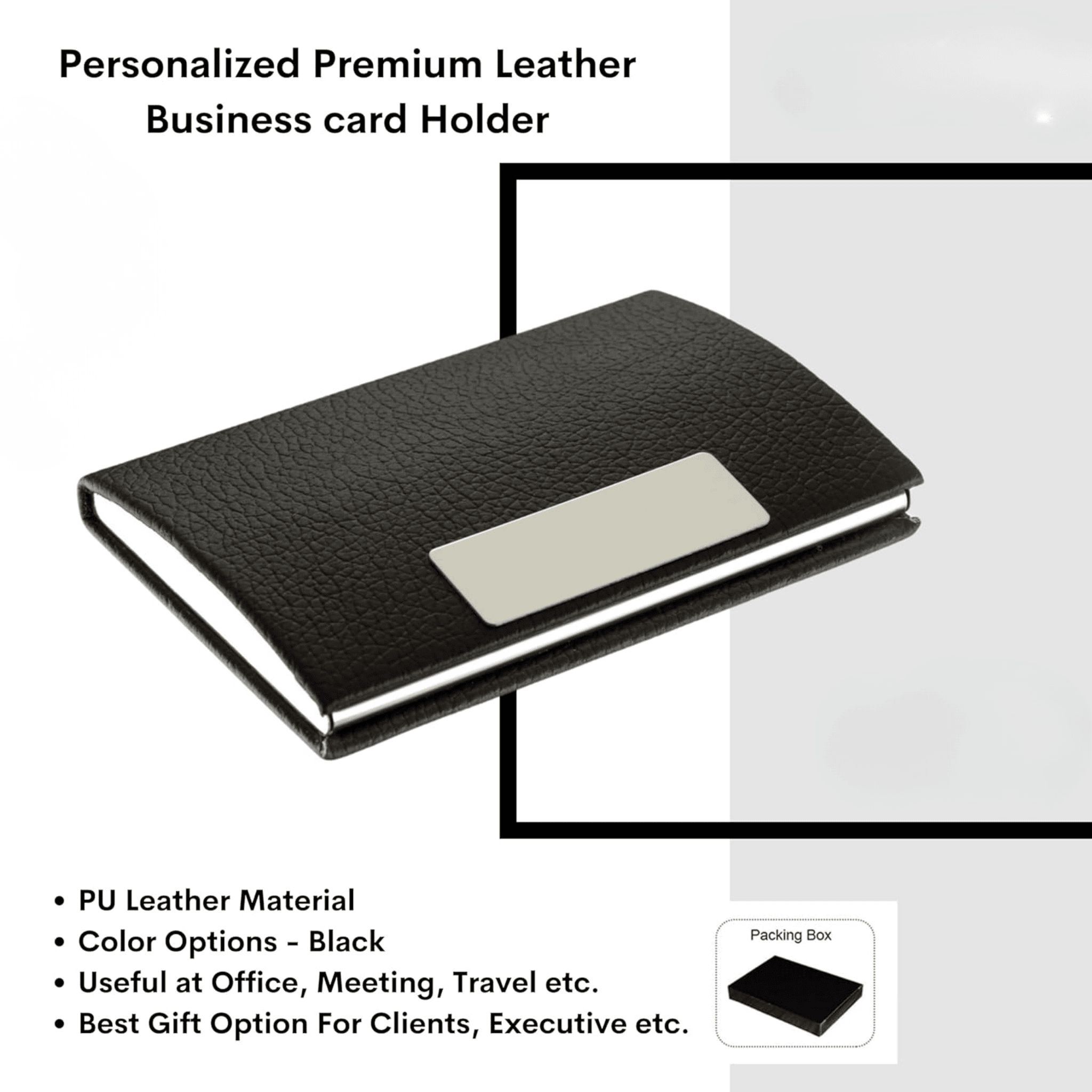 Leather Card Holder – Premium Business Card Case offistoreindia