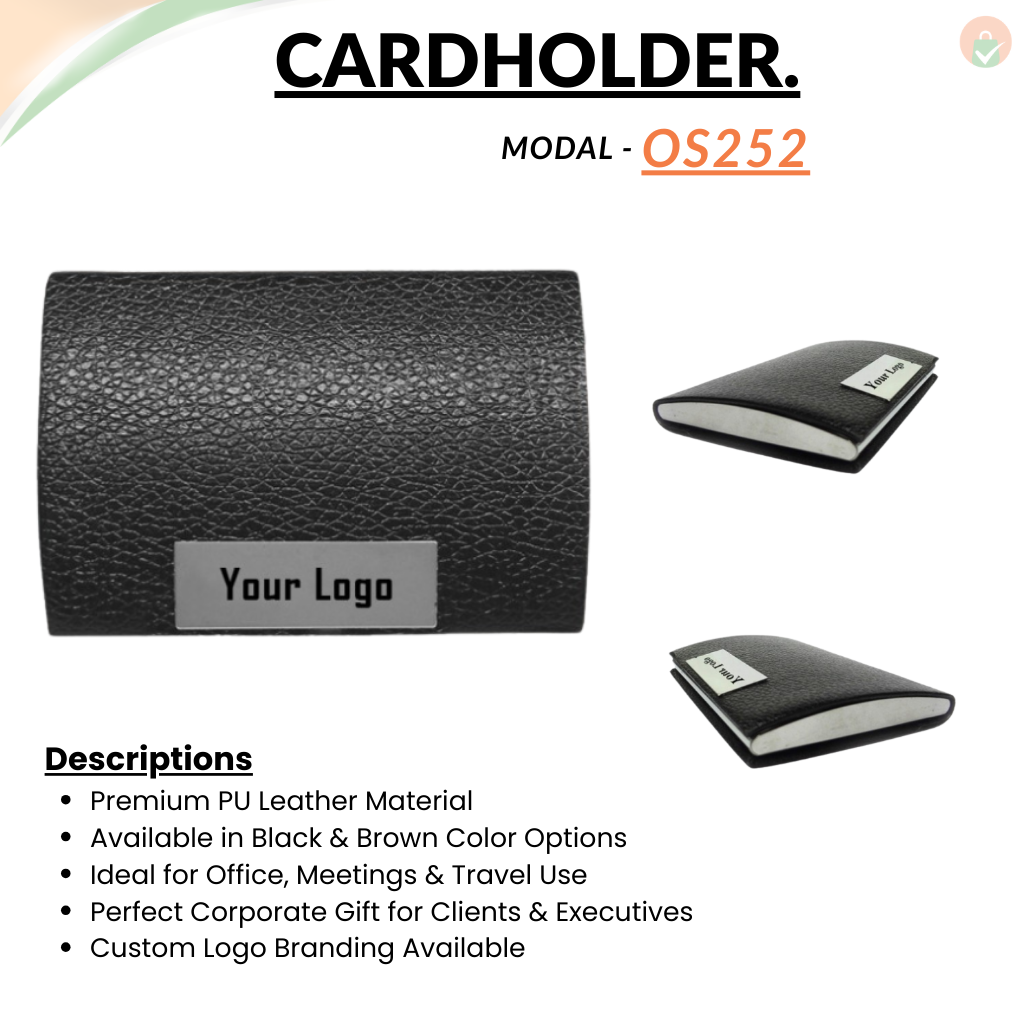 Leather Card Holder – Premium Business Card Case offistoreindia