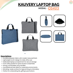 OS-Kauvery Laptop Bag – Lightweight Corporate Carry