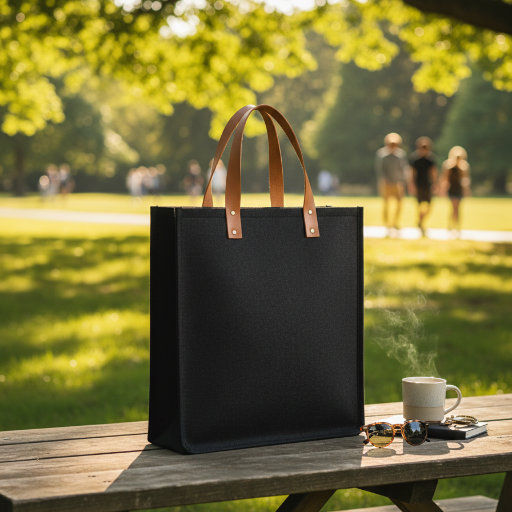 OS Climate Felt Bag Sustainable Strength - Black offistoreindia