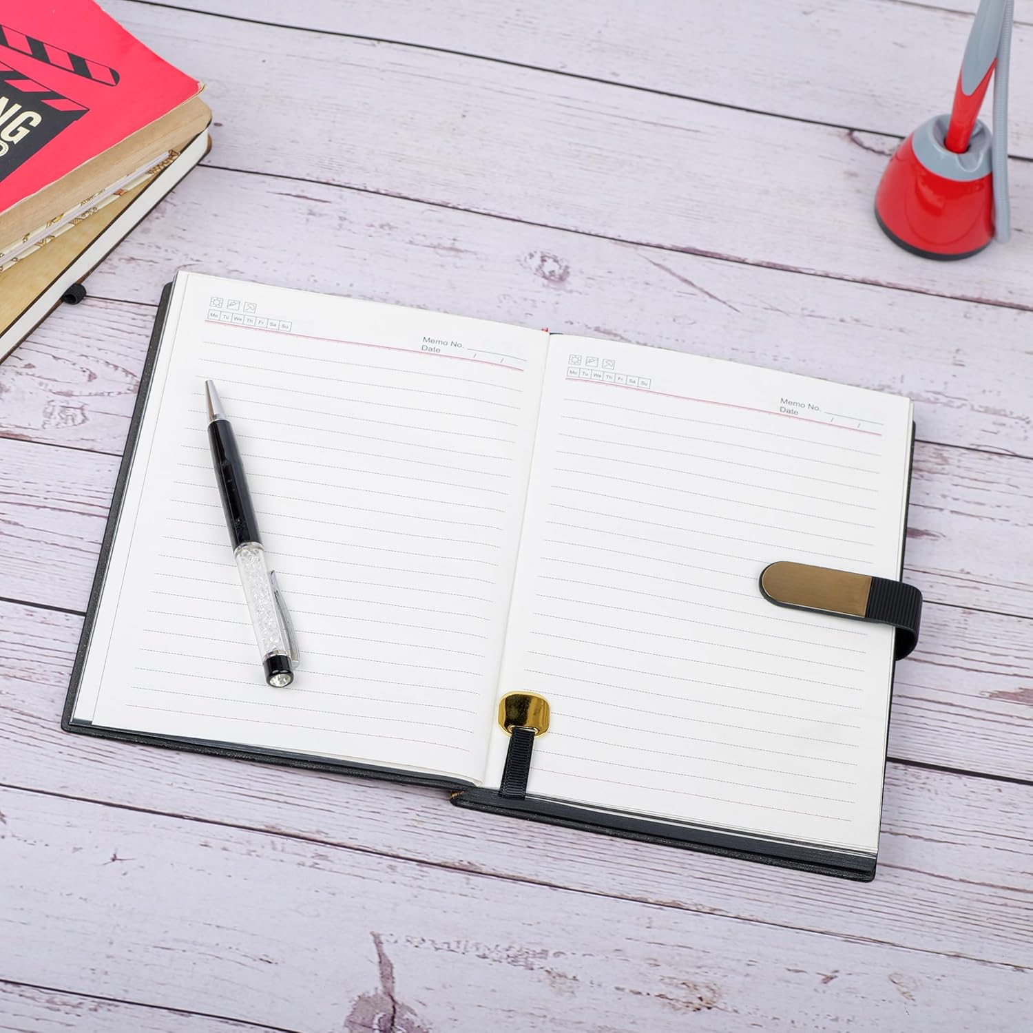 Personalised PU Leather New Year Business Planner with Pen Slot – A5 Executive Diary offistoreindia