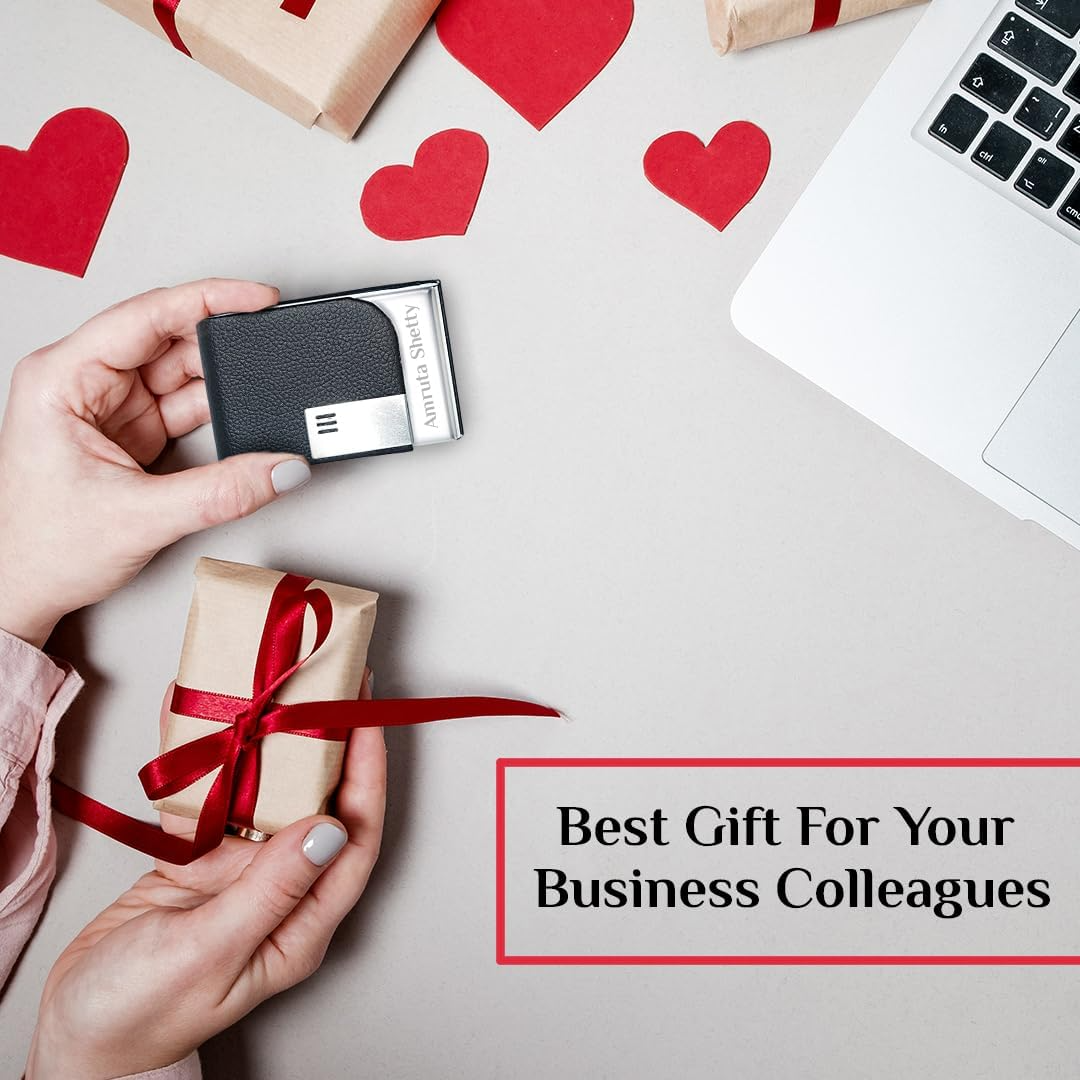 Personalized Card Holder – PU Leather Steel Business / Debit Credit Card Holder offistoreindia