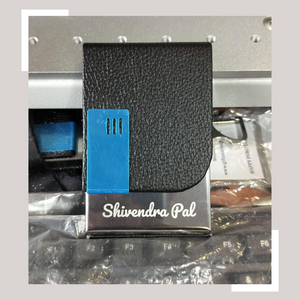 Personalized Card Holder – PU Leather Steel Business / Debit Credit Card Holder offistoreindia