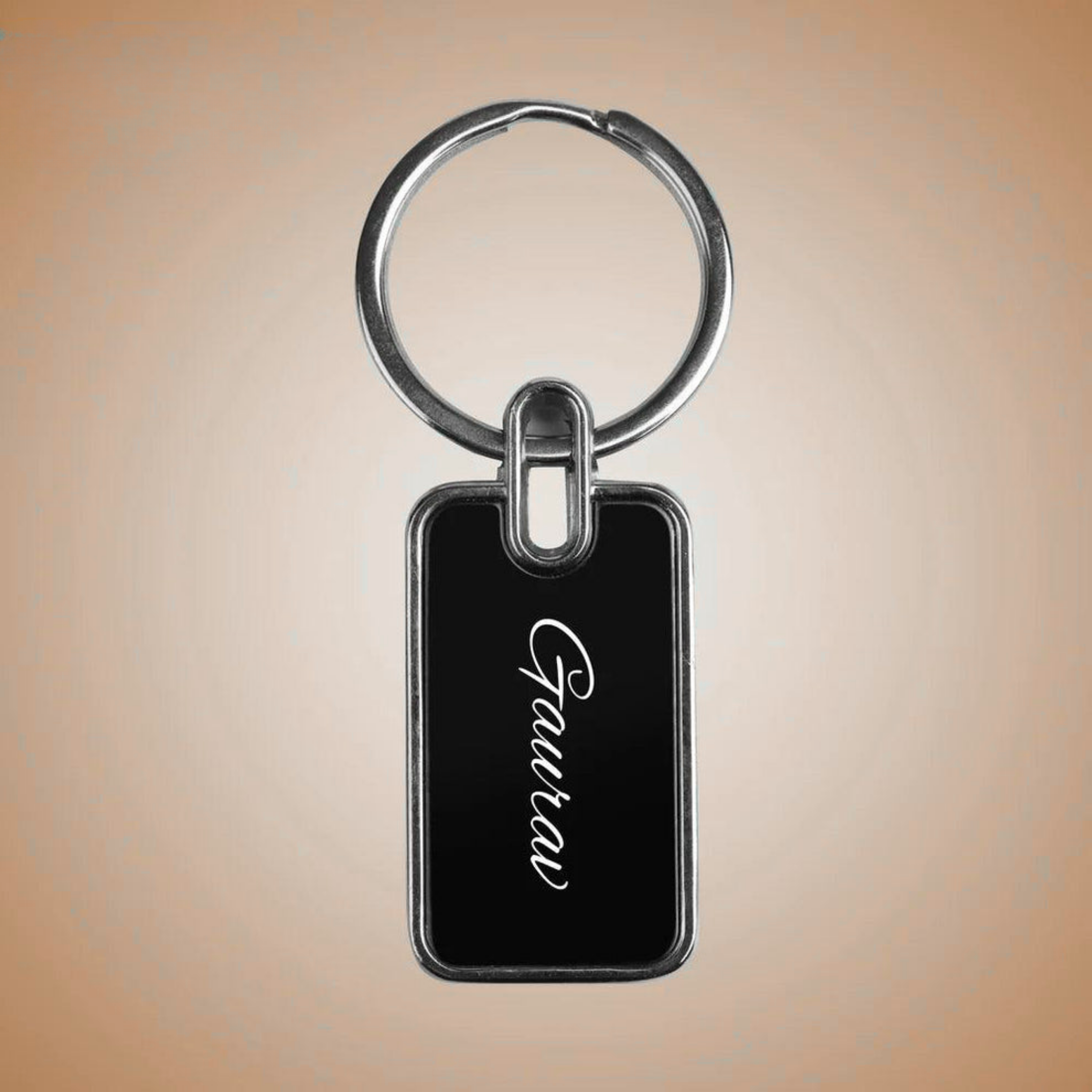 Personalized Metal Keychain with Name – Custom Engraved Gift for Loved Ones offistoreindia