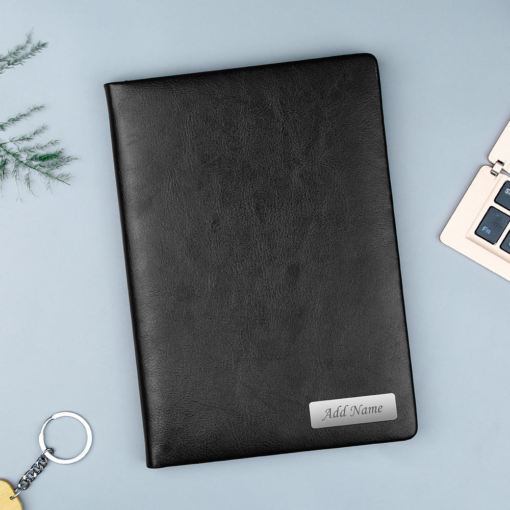 Personalized Premium Leatherette Diary with Name – Elegant Corporate Gift Daily Planner offistoreindia