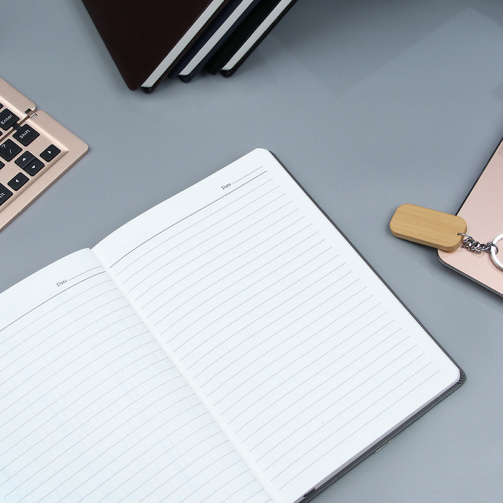 Personalized Premium Leatherette Diary with Name – Elegant Corporate Gift Daily Planner offistoreindia