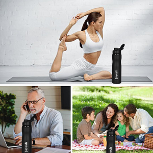 Personalized Water Bottle with Name – 750ml Stainless Steel Sports Sipper offistoreindia