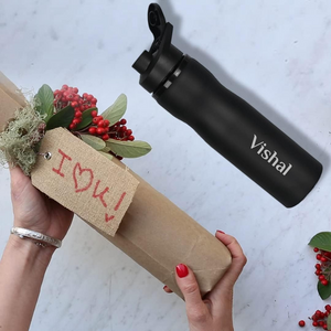 Personalized Water Bottle with Name – 750ml Stainless Steel Sports Sipper offistoreindia