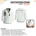 Personalized Doctor Coat Pen Stand – Engraved Desk Organizer offistoreindia